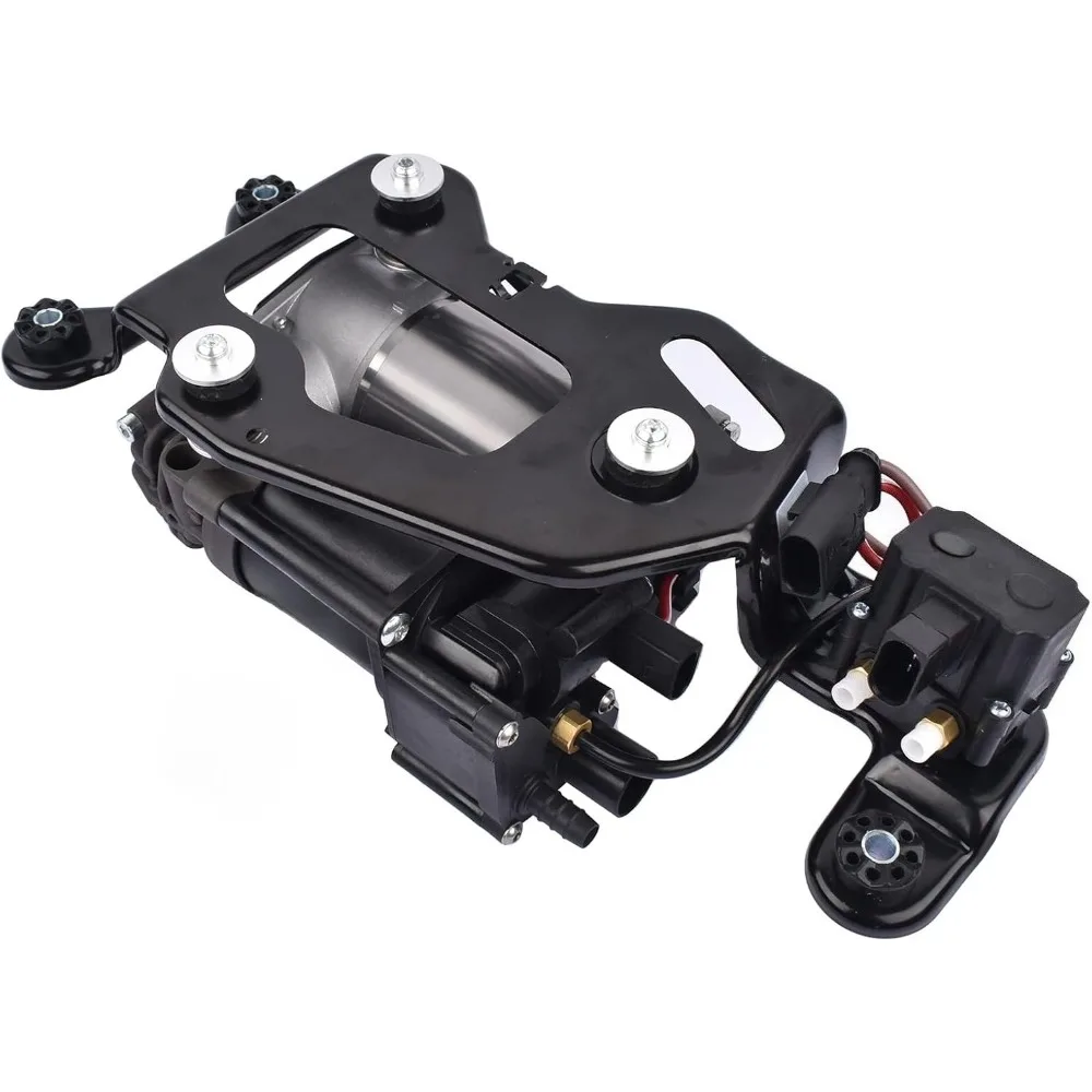 Air Suspension Compressor Pump with Bracket 37206875177 Replacement for BMW X5 F15 F85 X6 F16 F86 37206868998 37206850555