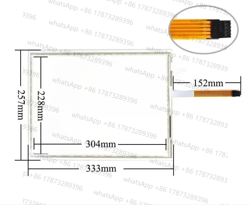 Per ADVANTECH PPC-3150 PPC-3150-RE4AE Pannello Touch Screen In Vetro Digitizer per ADVANTECH PPC-3150 PPC-3150-RE4AE Touchscreen