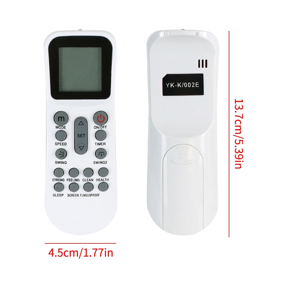 YKR-K/002E Suitable For AUX Air Conditioning Remote Control YKR-K204E/001E YKR-K  Remote Control