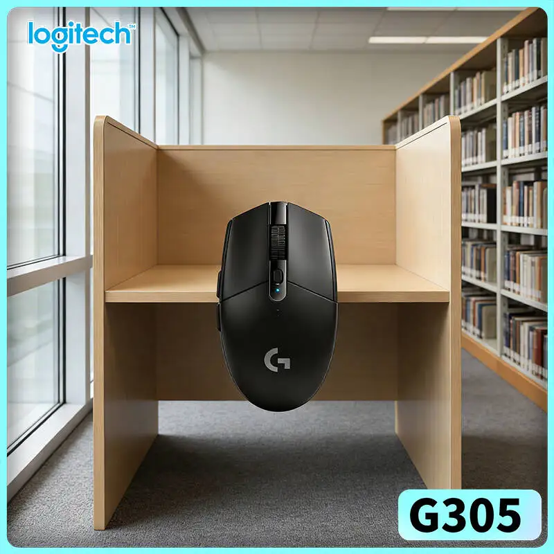 

Беспроводная мышь Logitech G305 LIGHTSPEED, сенсор HERO с разрешением 12000 DPI, 6 настраиваемых кнопок, 250 часов автономной работы, для геймеров на ПК и Mac