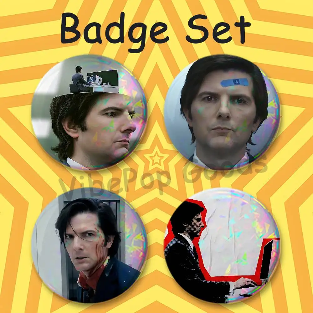 S-Severance Horror TV series Creative Quirky Mini Pill Badges 25mm Micro Button Pins Fan-made Merch  Gift for Friends