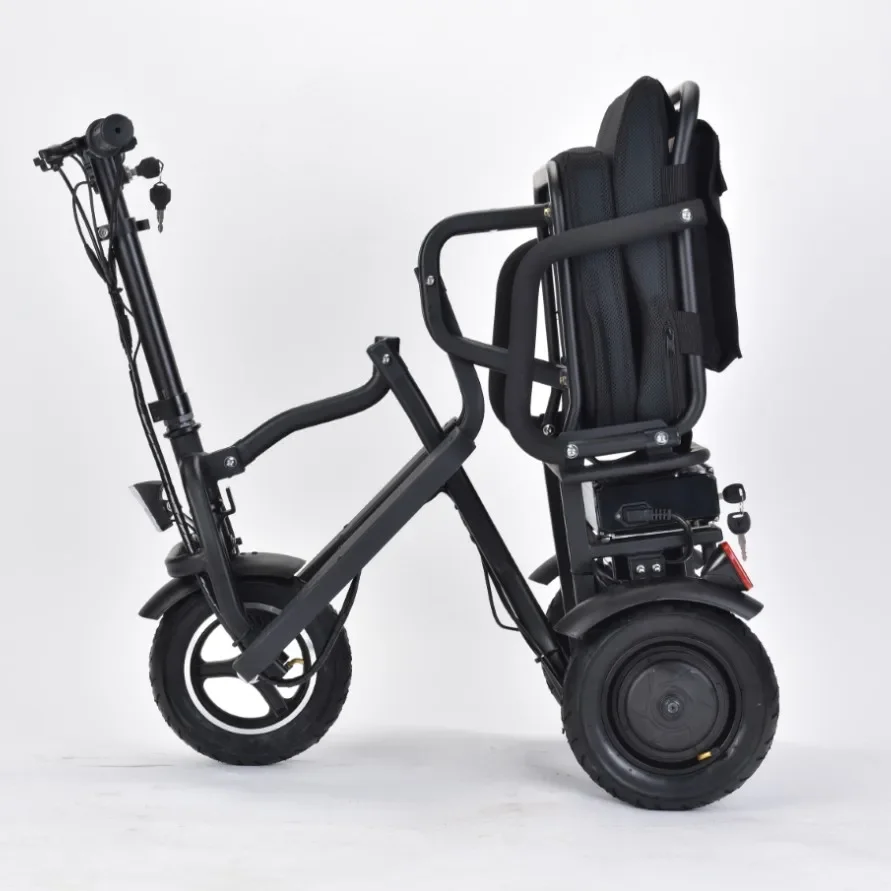 elderly lithium battery portable 3wheel four wheel mobility scooter electric tricycles