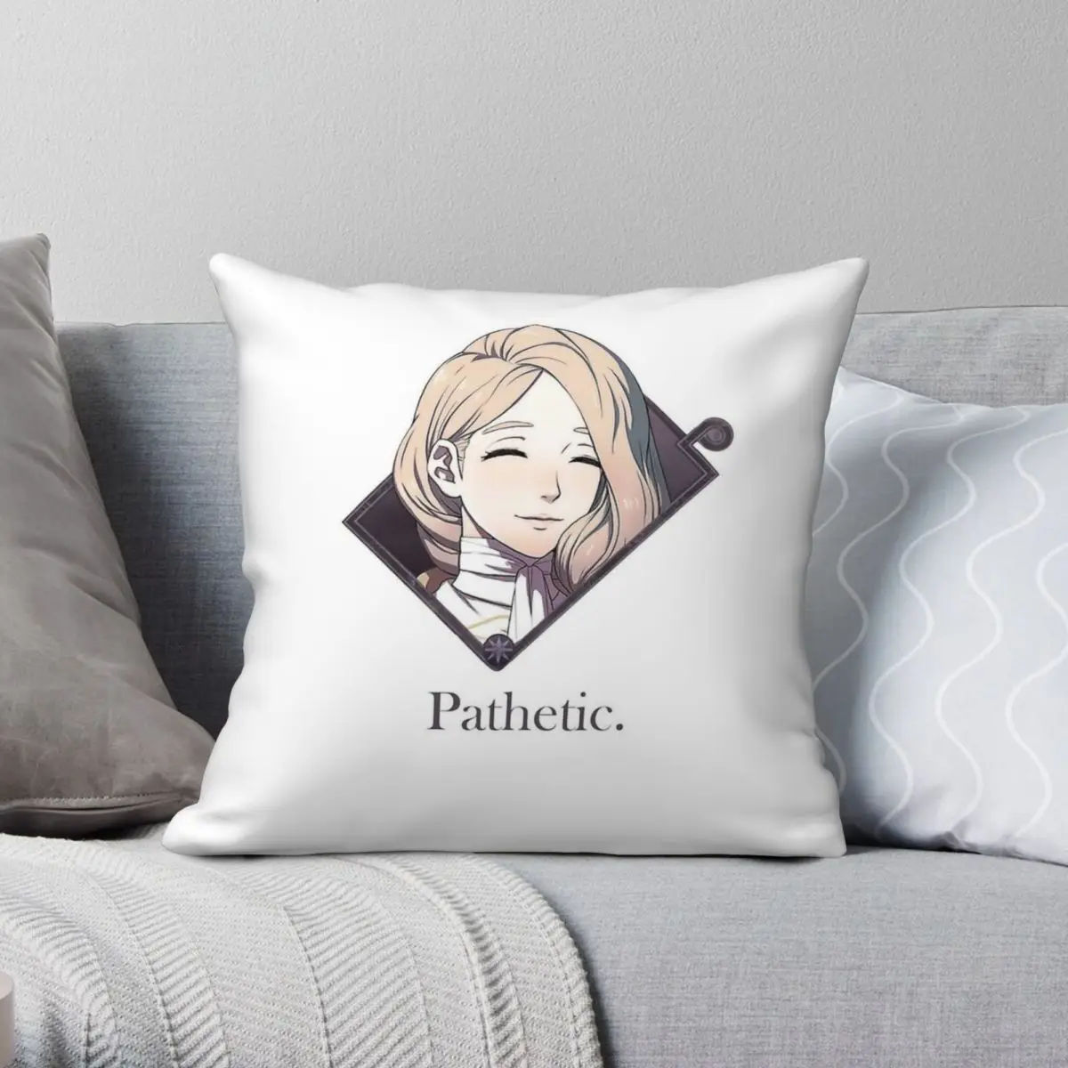 Fire Emblem Mercedes Pathetic Square Pillowcase Polyester Linen Velvet Pattern Zip Decor Pillow Case Home Cushion Cover