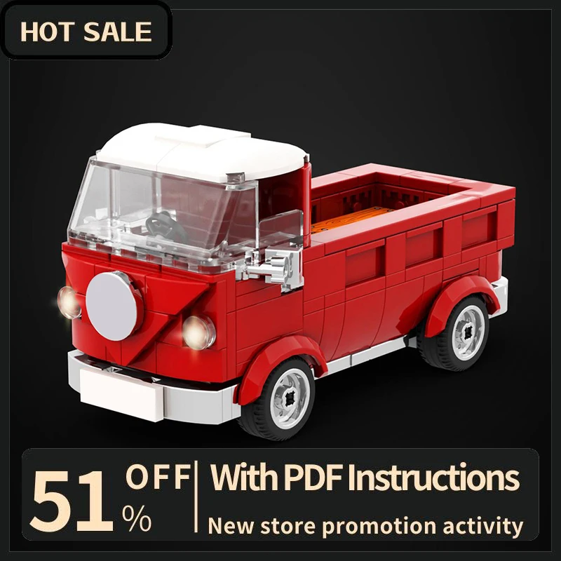 

New 244Pcs Hot Selling City T1 Classic Truck Transportion Vehicle Model Custom Puzzles Diy Creative Ideas Kid Toy Birthday Gifts