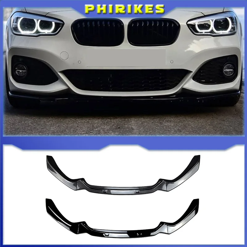 

For BMW F20 F21 M-Sport Maxton Style Front Bumper Lip Spoiler Splitter Diffuser 118i 120d 120i M135i M140i 2015-2019 LCI Bodykit