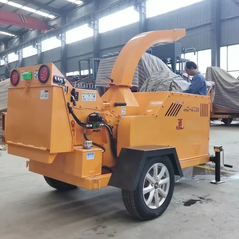 Hot Sell Wood Chipper Wood Crusher Saw Dust Machine Mobile  Crusher Street Greening Chipper Garden Branch Crusher