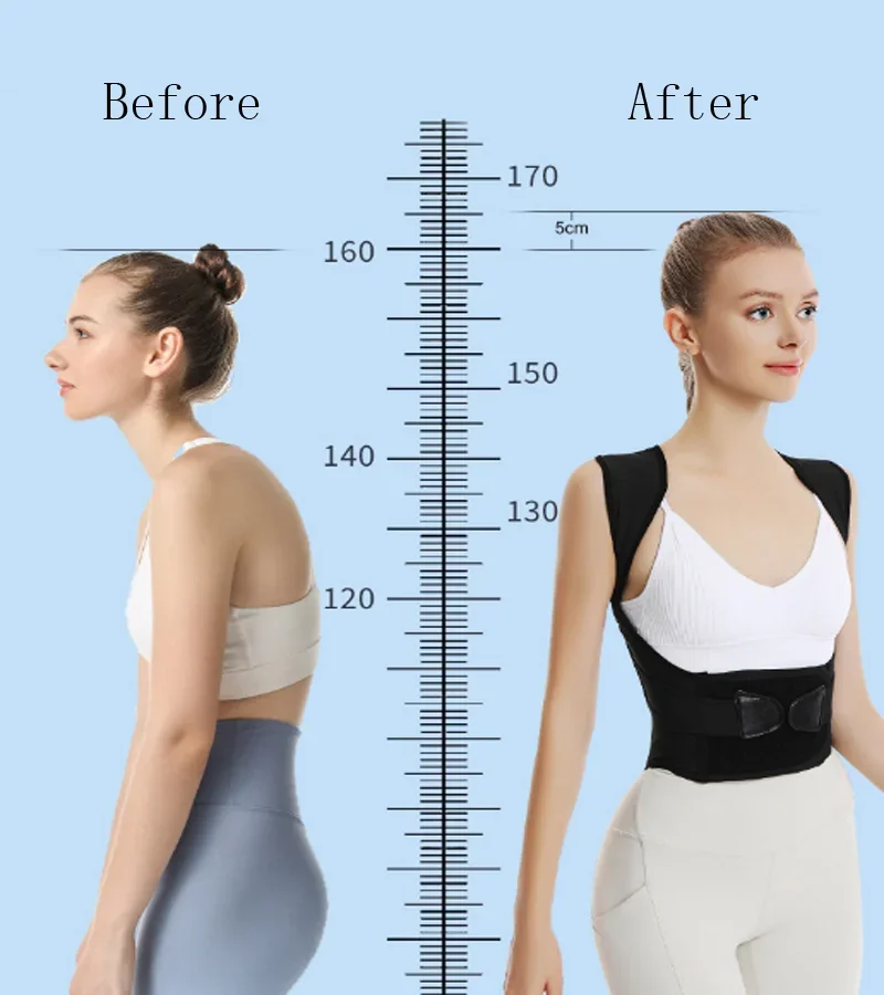 Back Posture Corrector Comfortable Anti-Hunchback Correction Belt for Adult Students Body Shapers Back Sitting Correction Belt