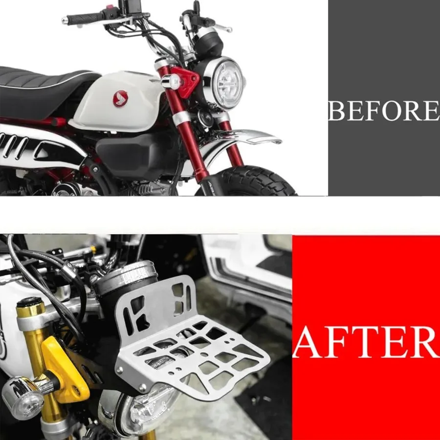 رف أمتعة المصباح العلوي للقرد 125 JB02 03 و DAX 125 JB04 20182024 نماذج الدراجات النارية ملحقات الدراجات النارية السوداء واي فاي