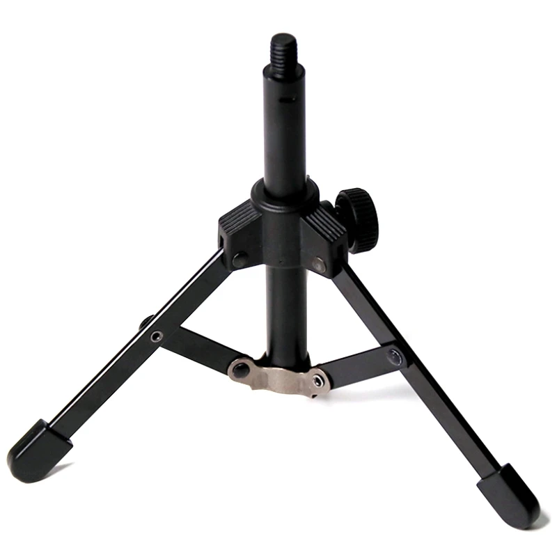 Foldable Tripod Desktop Microphone Stand Holder for Podcasts, Online Chat, Conferences, Lectures,Meetings, and More