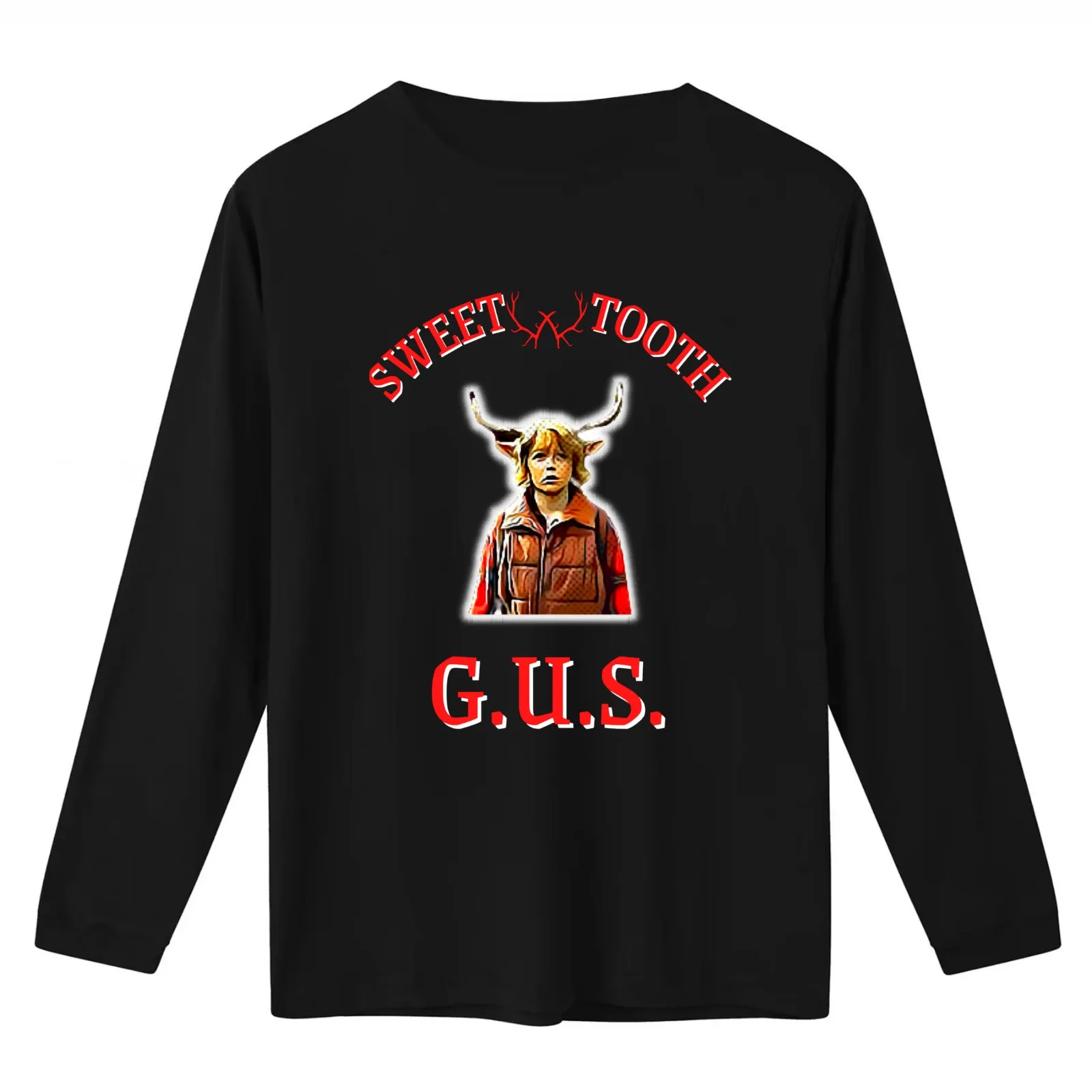 Sweet Tooth Netflix Gus T-Shirt Summer Casual Cotton Tee Oversized Streetwear Tops Vintage Graphic Print Unisex Men Women