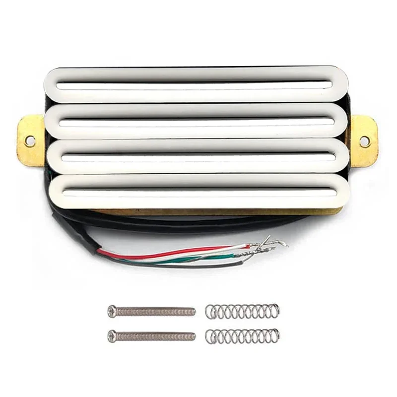 Double Rail 2-Dual Blade Electric Guitar 18K High Output Track Type Four Coil Humbucker Pickup Multi Color