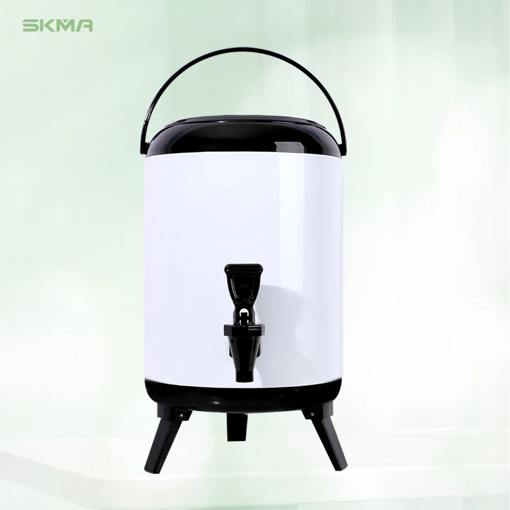 

8L 10L 12L Can Be Insulated From -30 Degrees to 150 Degrees Stainless Steel Bubble Tea Heat Preservation Hot Cold Bucket