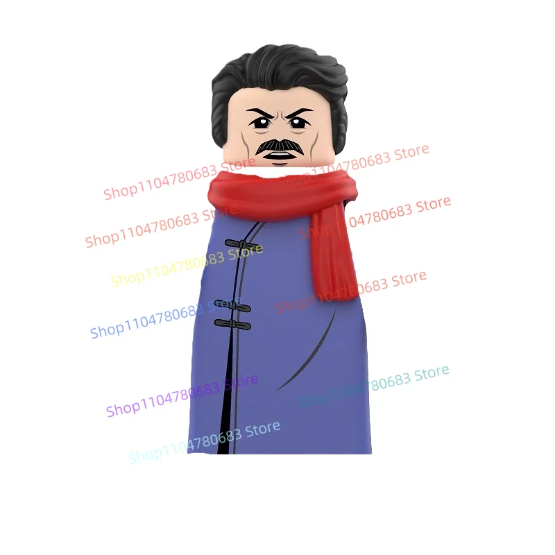 Bloques de construcción MOC, Mini figuras con temática de filósofo, modelo ensamblado, adornos, juguete de dibujos animados de Anime, artículos decorativos, regalos de vacaciones