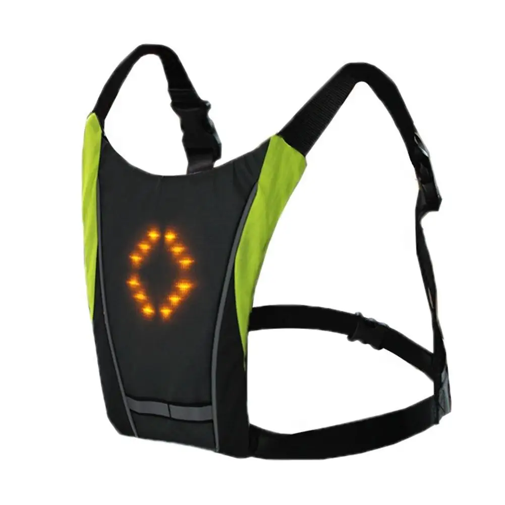 

LED Wireless Safety Turn Signal Light Vest for Bicycle Riding Night Warning Guiding Light