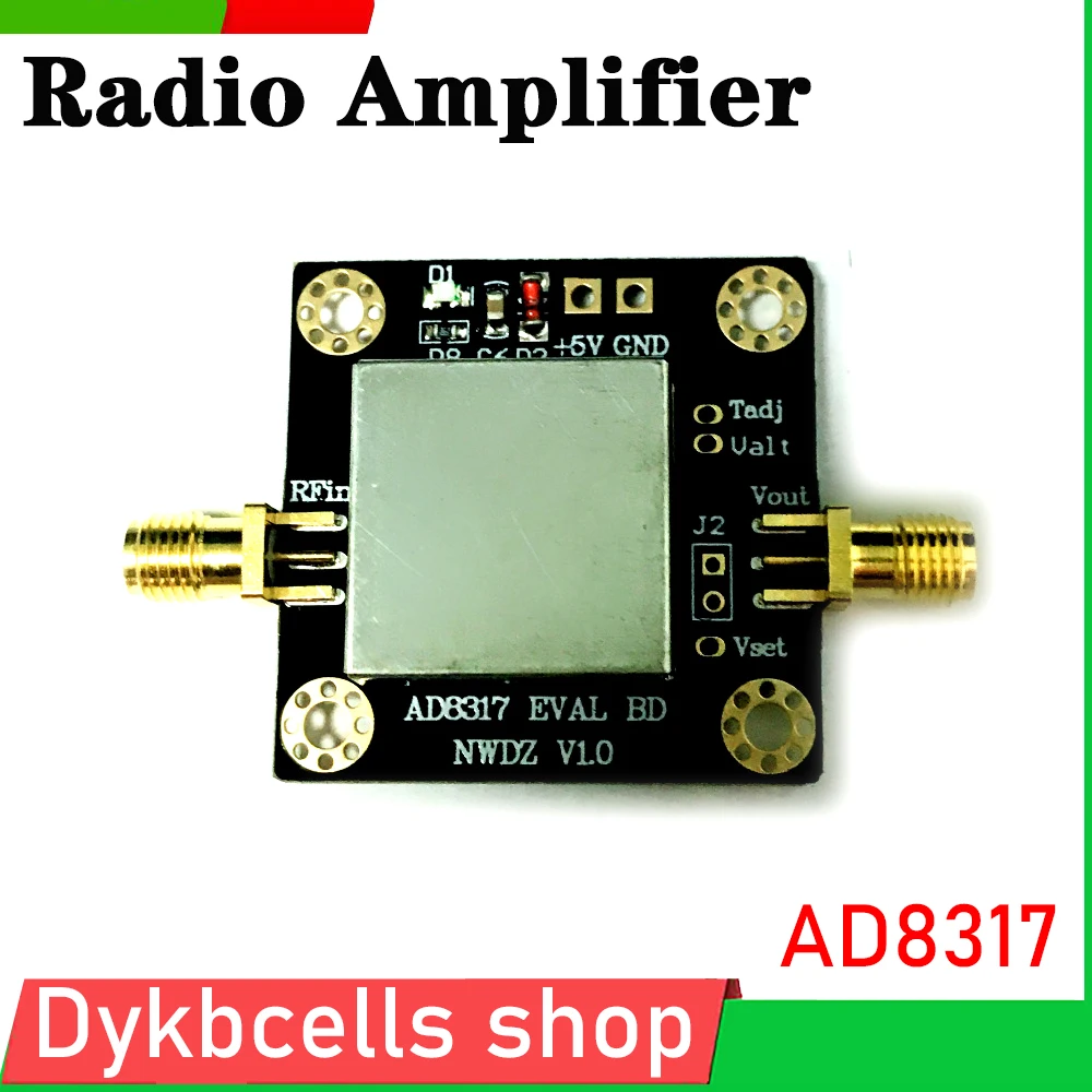 

1M-10GHz 10000MHz AD8317 Module Logarithmic Detector Dynamic 60dB Power Meter for Ham Radio Amplifiers