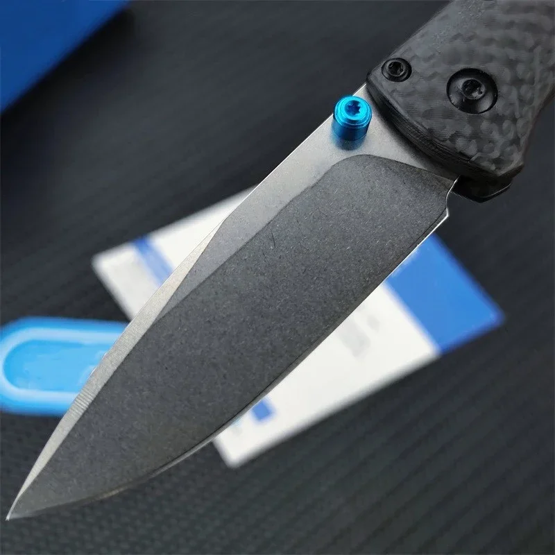 Portable Mini Bugout BM 533/535s Pocket Folding Knife S90V Blade Carbon Fiber Handles Outdoors Tactical Defense Survival Tools