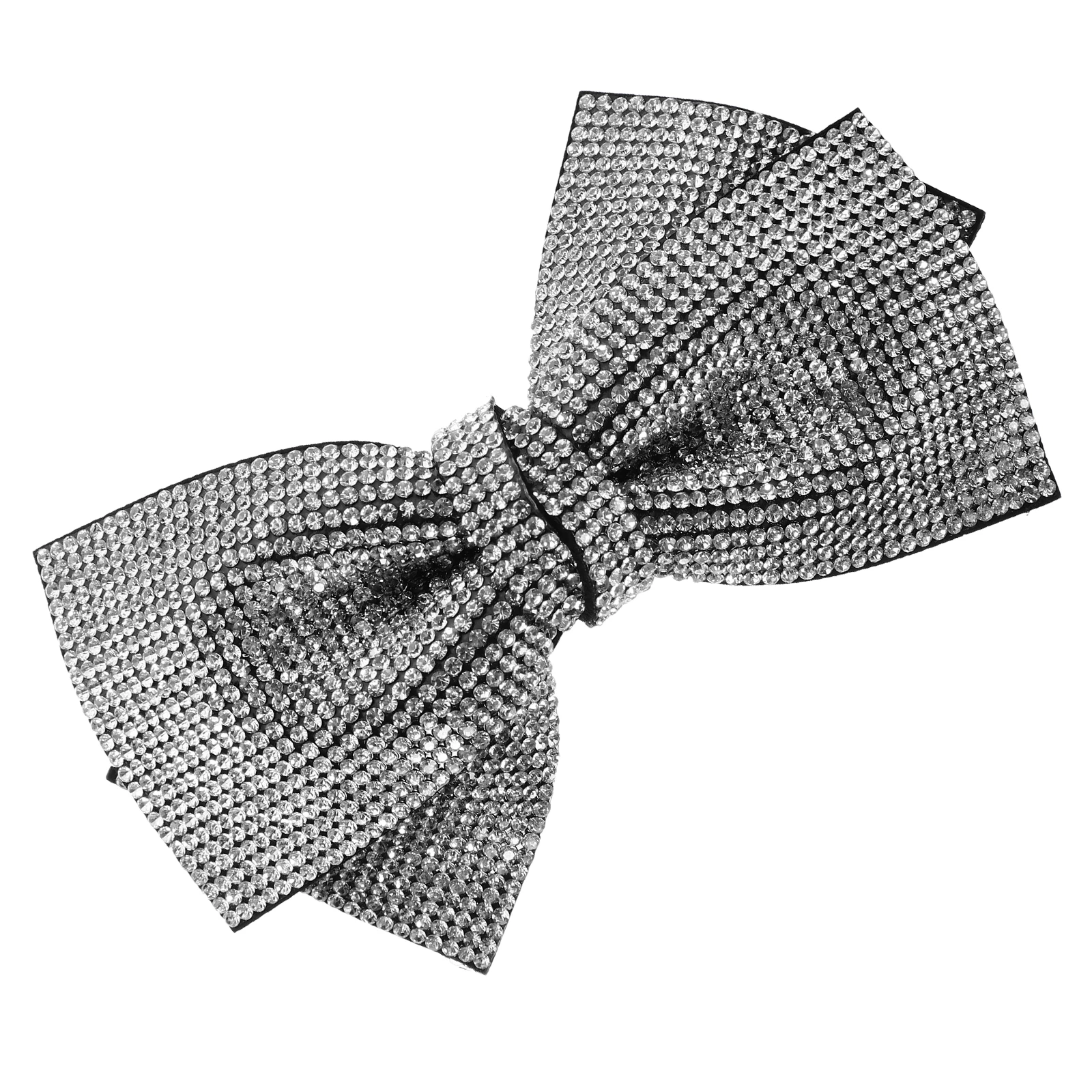 

Rhinestone Clips White Drill Large Bow Rhinestone Clips Elastic Grips Girls Hair Accessories Women Small Bows Hair Bows