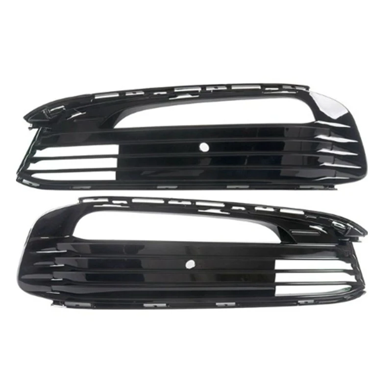 

1Pair Front Bumper Fog Lights Mesh Grille Cover Trim 51117358789 51117358790 51117362693 For BMW 7 Series G11, G12