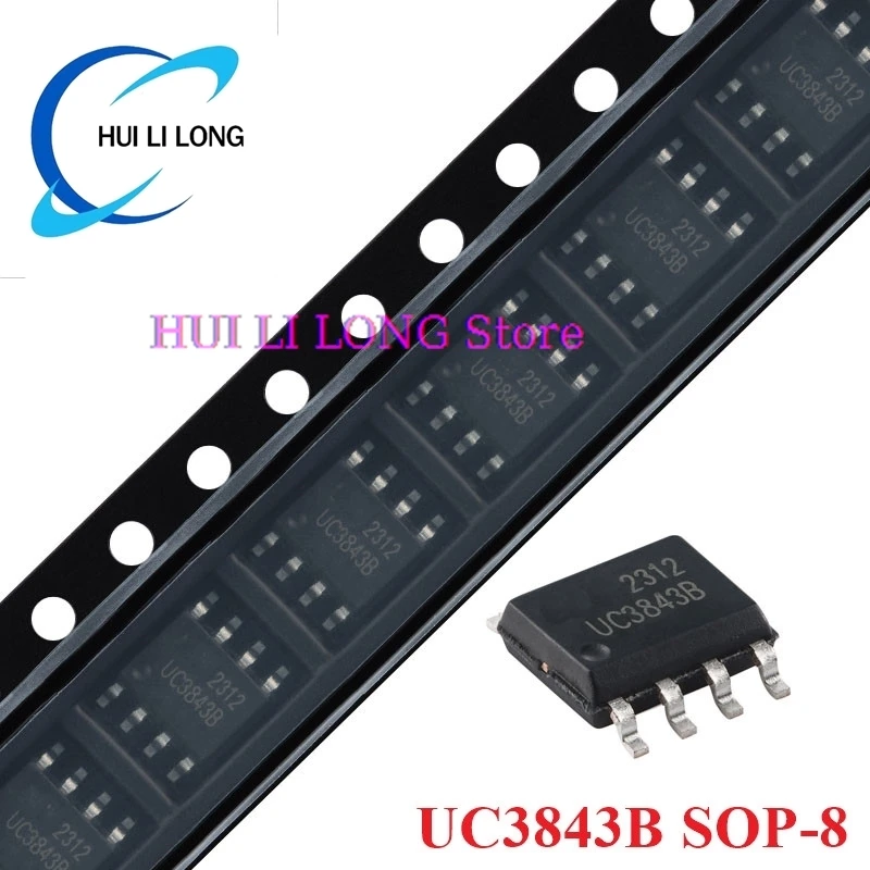 UC3843 SOP8 UC3843B 3843B 3843 SOP-8 High Performance Current Mode PWM Controller Chip IC New Original