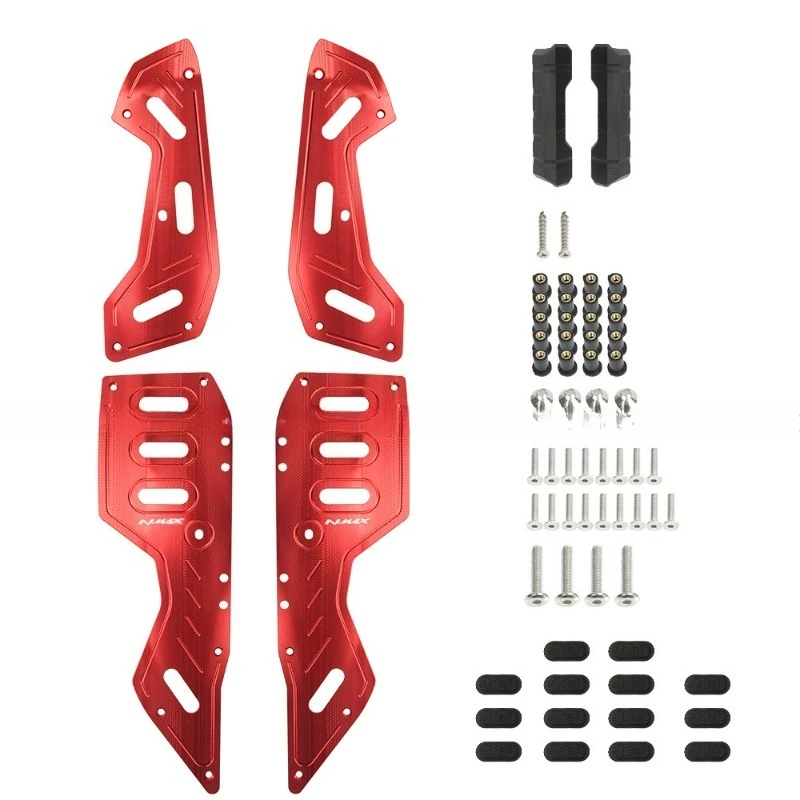 

Suitable for 20-24 NMAX155 motorcycles, modified aluminum alloy floor mats and foot pedals are non-slip.