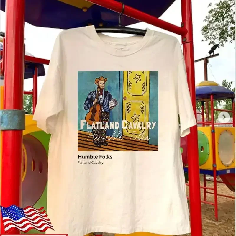 Футболка Humble Folks ALbum Flatland Cavalry Band, полный размер S-5XL