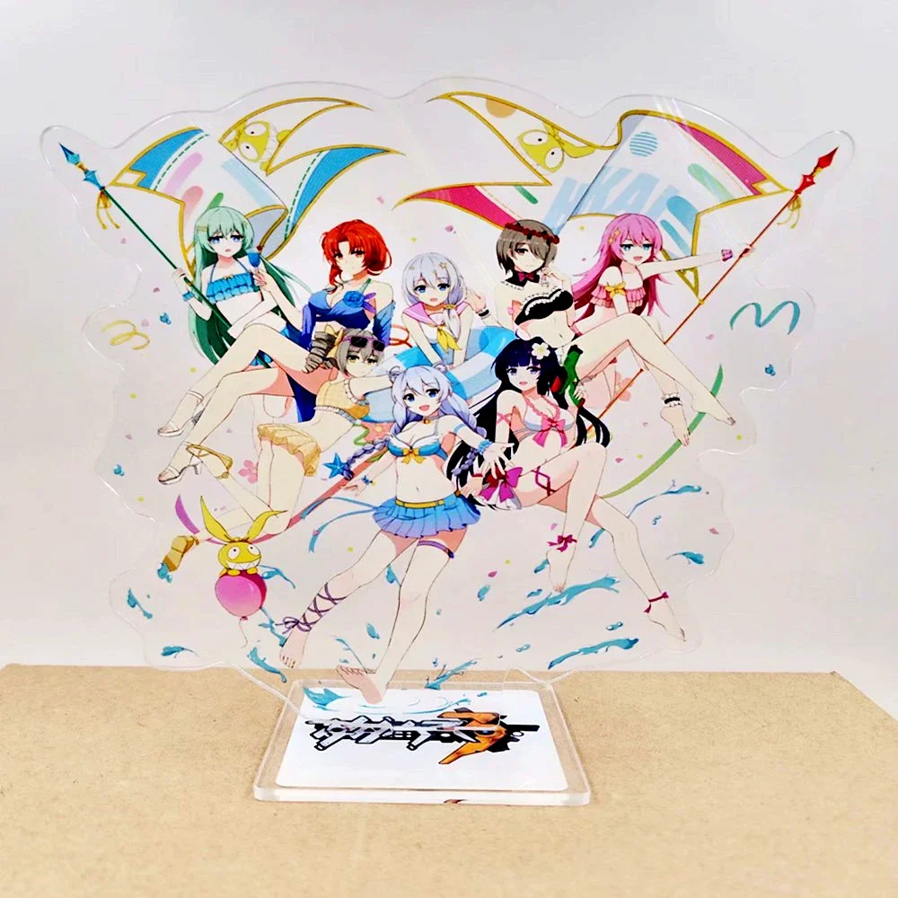 Honkai Impact Benghuai Collapse 3 Reburn Kaslana Kiana Kallen Apocal acrylic standee figurines cake topper desk decoration anime