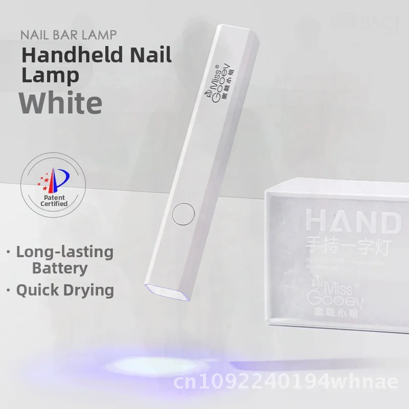 Draagbare Handheld Nail Art Lamp Mini Sneldrogende Lichttherapie Spotlight in Standaard Wit/Paars/Roze/groen Kleuren voor Nagel