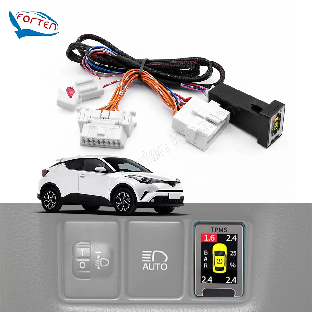 

Система контроля давления в шинах с ЖК-дисплеем для Toyota CHR 2013-2023