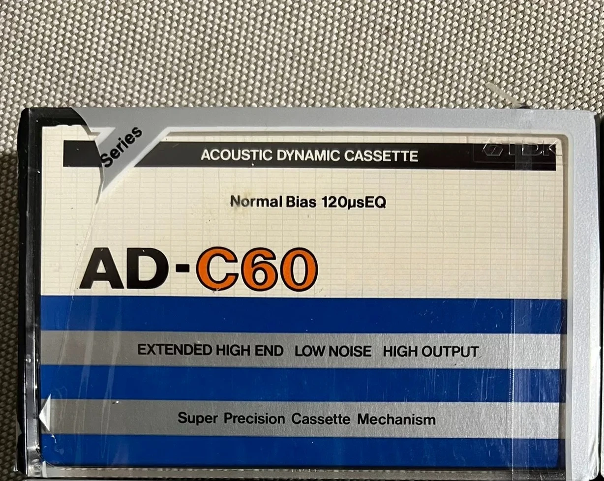 1Pcs for TDK AD-C60 blank tape brand new and unopened