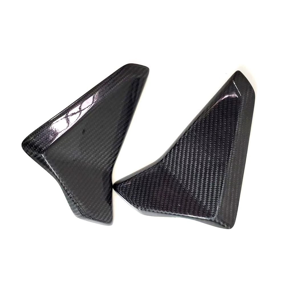 لـ Triumph Street Triple 765 S R RS 100% 3K ملحقات ألياف الكربون خزان المياه لوحة جانبية لتبديد الحرارة 2023-2024 + #5