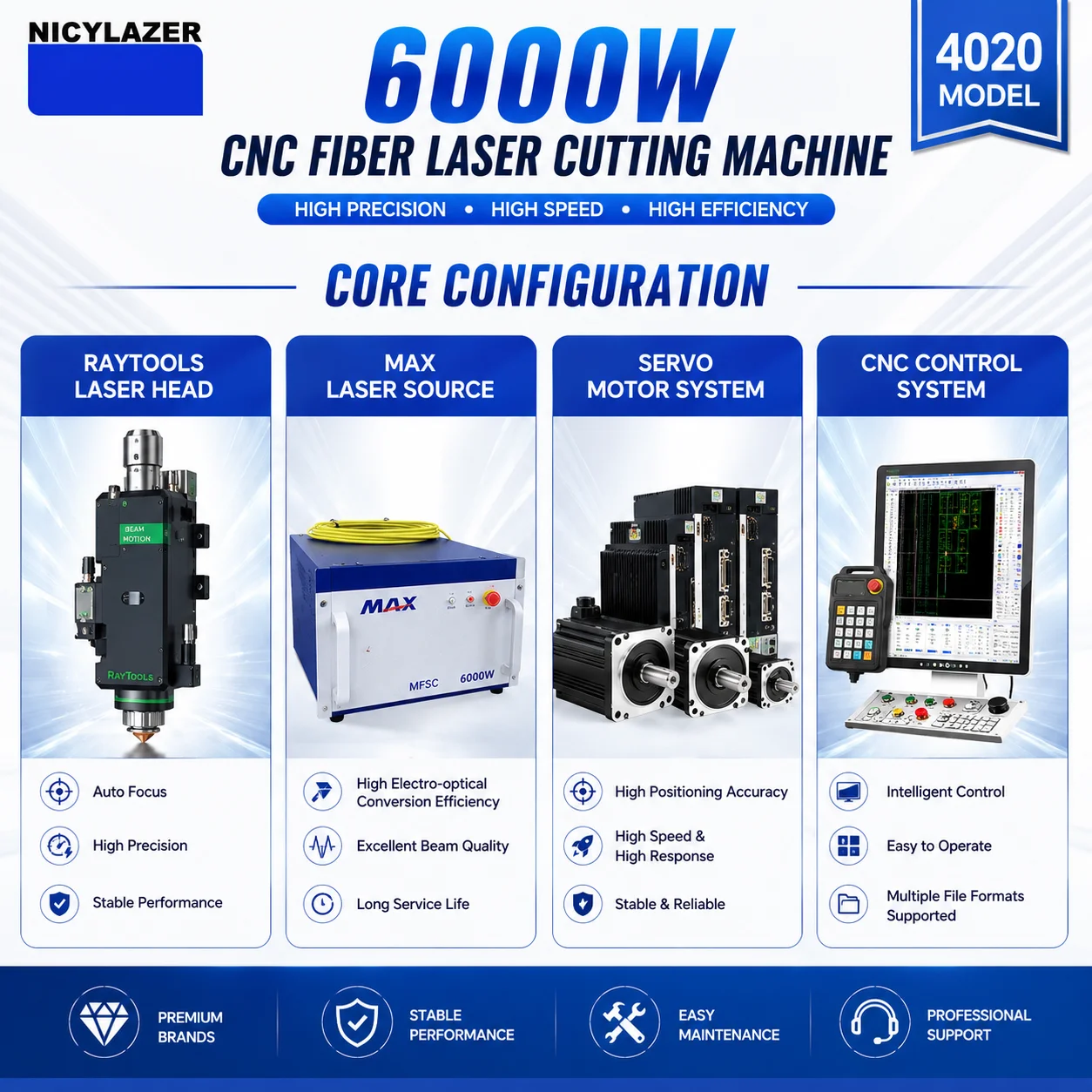 Máquina de Corte a Laser CNC d - Industrial Laser Metal Cutter avaliação e preço