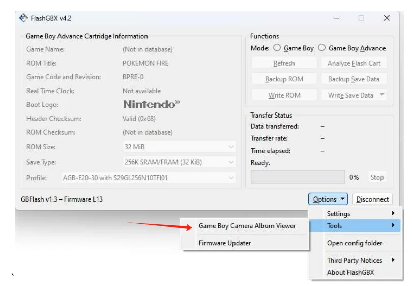 EPICJOY GBflash GBA/GBC Burner Great Design USB Adapter No Screen GBflash Cart And Type C Data Cable
