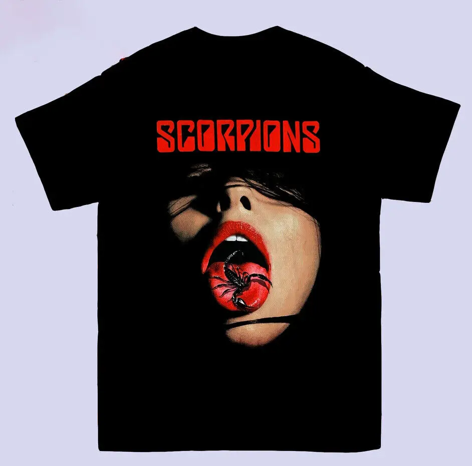 Scorpions T Shirt Black Cotton All Size S 5XL PJ59