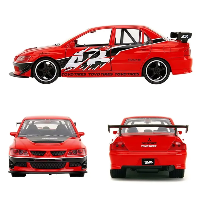 1:32 三菱ランサーエボリューションIX合金スポーツカーモデルダイキャストメタルトラックレーシングカー車両モデルシミュレーションキッズギフト