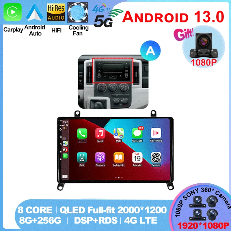 

Android 13 For Toyota Hiace H300 VI 6 GranAce I 1 2019 - 2022 Multimedia Video Player Navigation GPS Android No 2din 2 din dvd