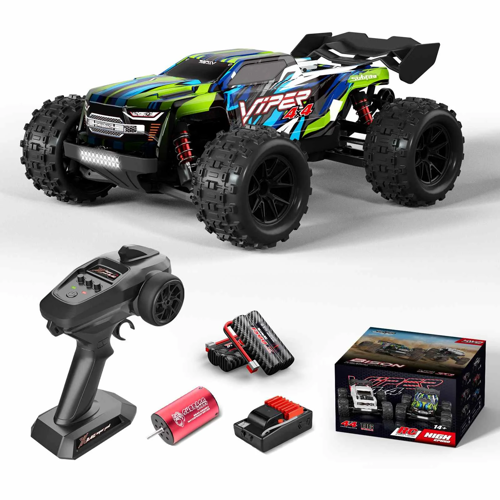 

Funsky S909pro 1/16 2,4G 4WD бесщеточный пустынный RC автомобиль внедорожник 45 км/ч высокоскоростные модели автомобилей Полный пропорциональный контроль