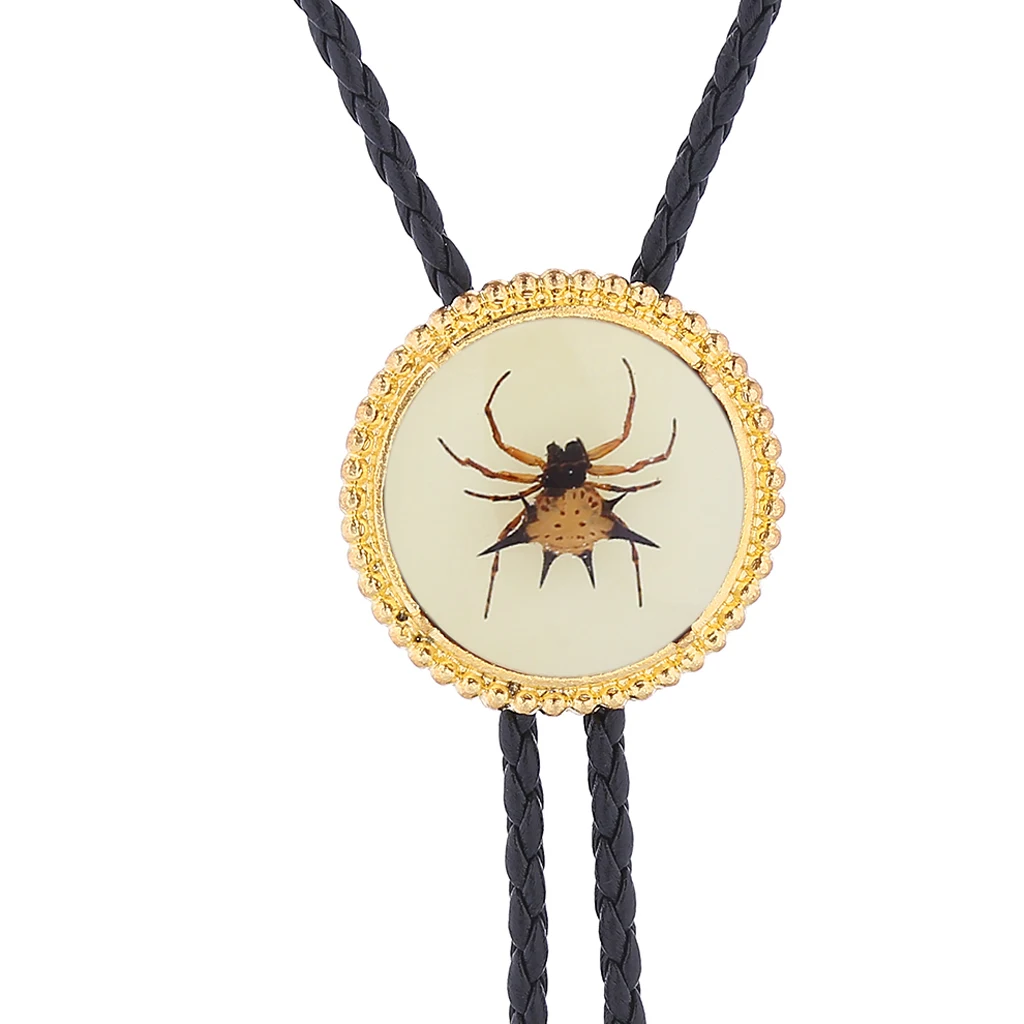 Golden Spider Bolo Tie Fashion Accessory Inspired by European And American Styles