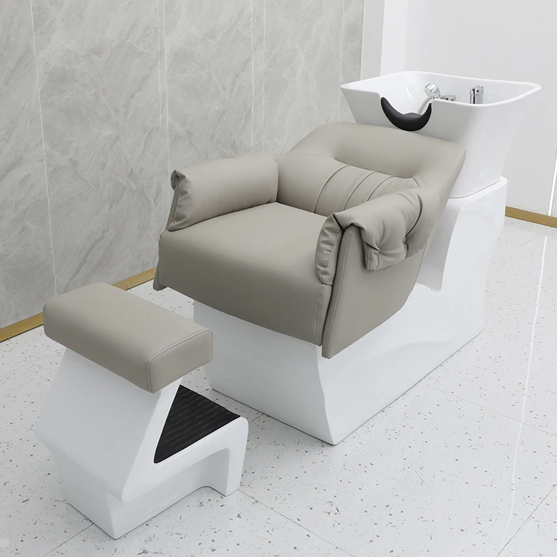 Hair Washing Massage Bed Shampo Shaving Simple Beauty Salon Chair Styling Cosmetic Sedia Per Shampoo Hairsalon Furniture CY50XT