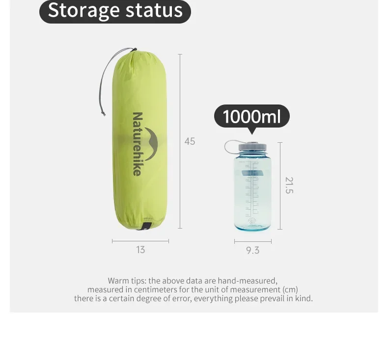Naturehike Star Trail EXT 1 2 Zelt Camping Outdoor Ultraleichtes 10D Nylon Rucksackzelt Wasserdichtes 3-Jahreszeiten-Schutzzelt – Detail 18