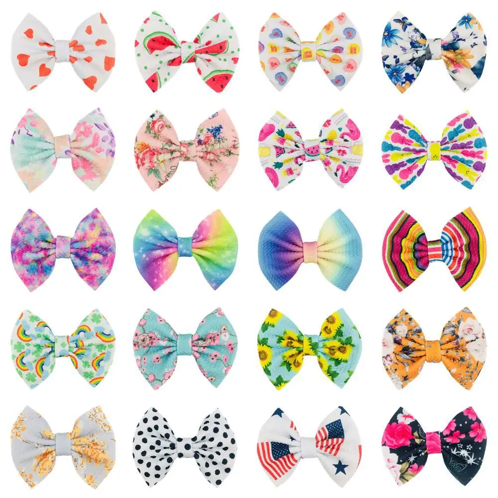 200-pieces-en-gros-imprime-arc-bulle-tissu-filles-couvre-chef-bandeau-bricolage-accessoires