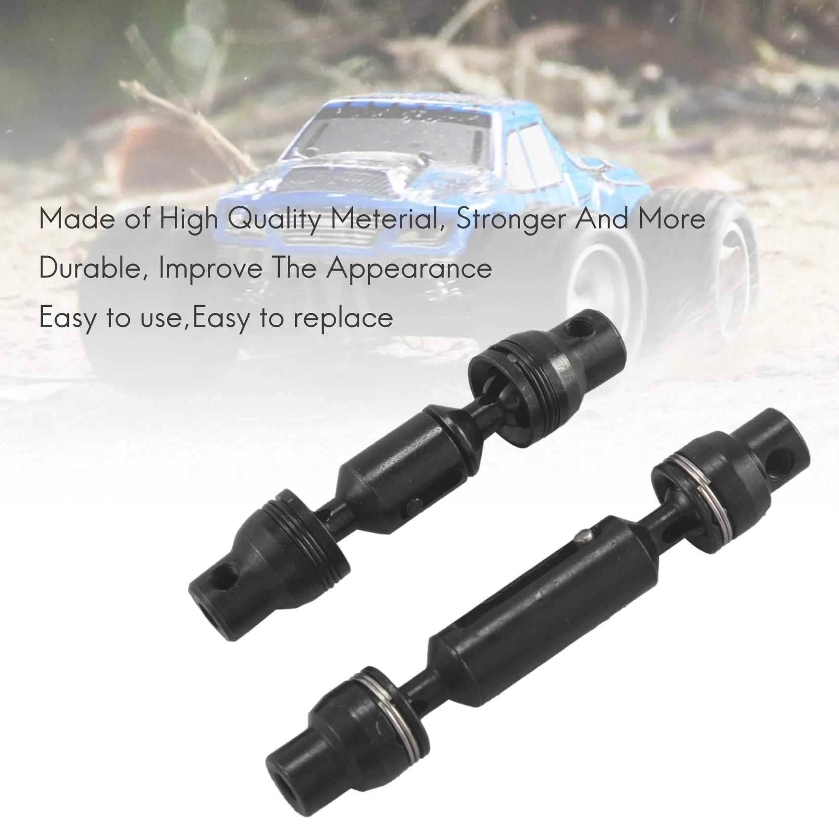 L79A 3Pcs Metal Drive Shaft CVD for B16 B36 Q60 Q63 Q64 MN77 FY004 6WD 1/16 RC Car Upgrade Parts,2
