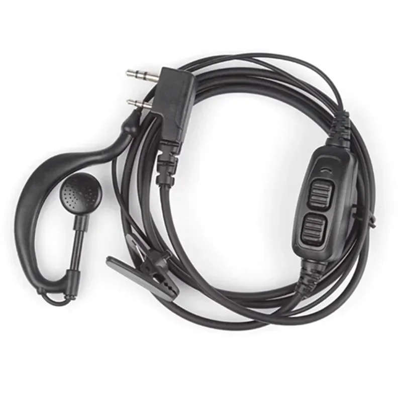 Für BAOFENG uv-82 Zubehör Dual PTT Headset Ohrhörer mit Mikrofon Mikrofon für UV 82 UV82L UV-89 2-Wege-Radio