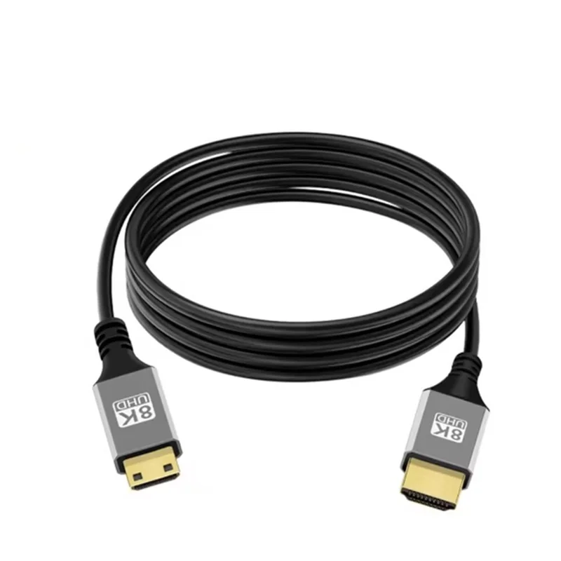8K Mini HDMI-compatible to HDMI Cable HDTV 2.1 Cable  For Camera TV Tablet Support 8K 4K 5K 48Gbps eARC HDR10 HDCP hdmi splitter