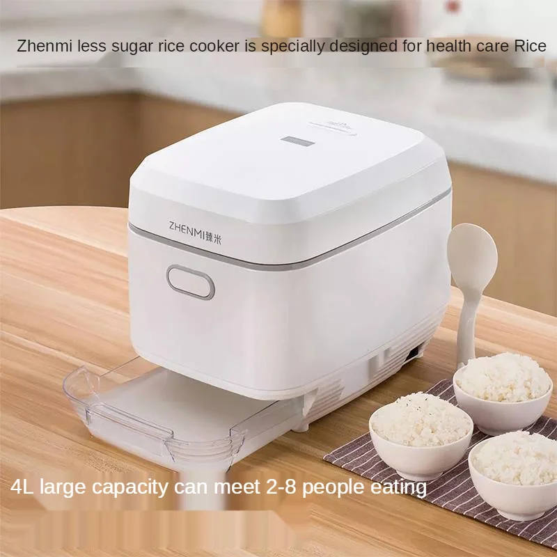 4 L Rice Cooker Home Mini Cooking Rice Cooker Smart Rice Cooker Rice Soup Separation Drain Rice