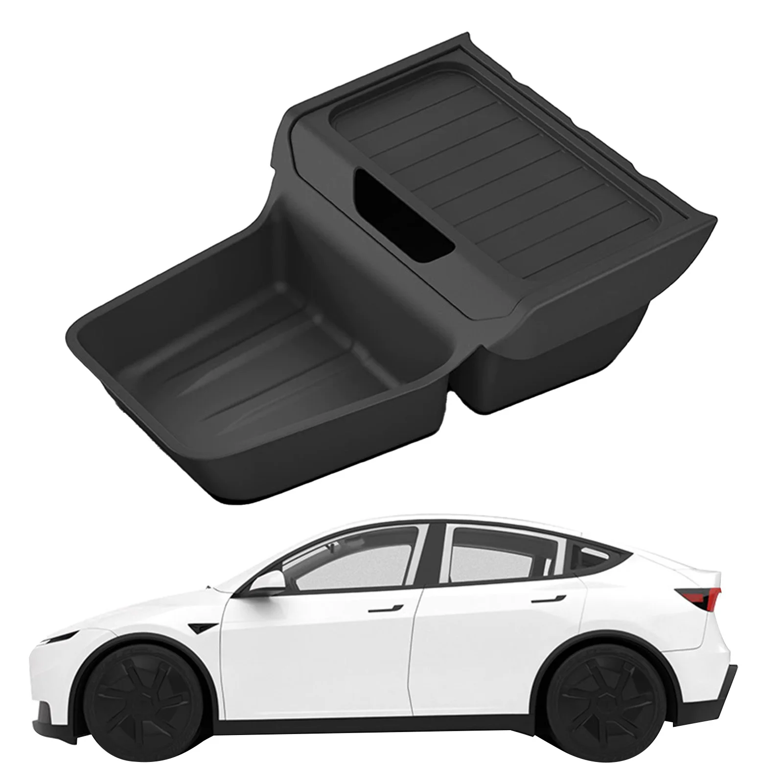 

Interior Storage Insert Tray for Tesla Model Y Juniper Standard 2025 2026 Center Console Lower Storage Box
