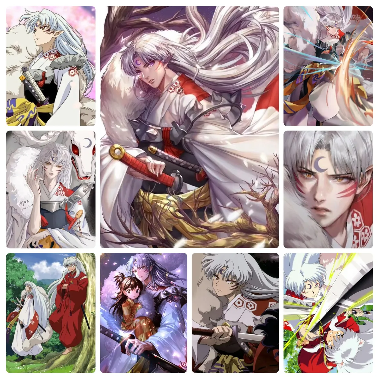 Jigsaw Puzzle 500/1000/1200/2000PCS Demon Inuyasha Themed DIY Brain Teaser Game Wall Ornamen Birthday Gift For Puzzle Collectors