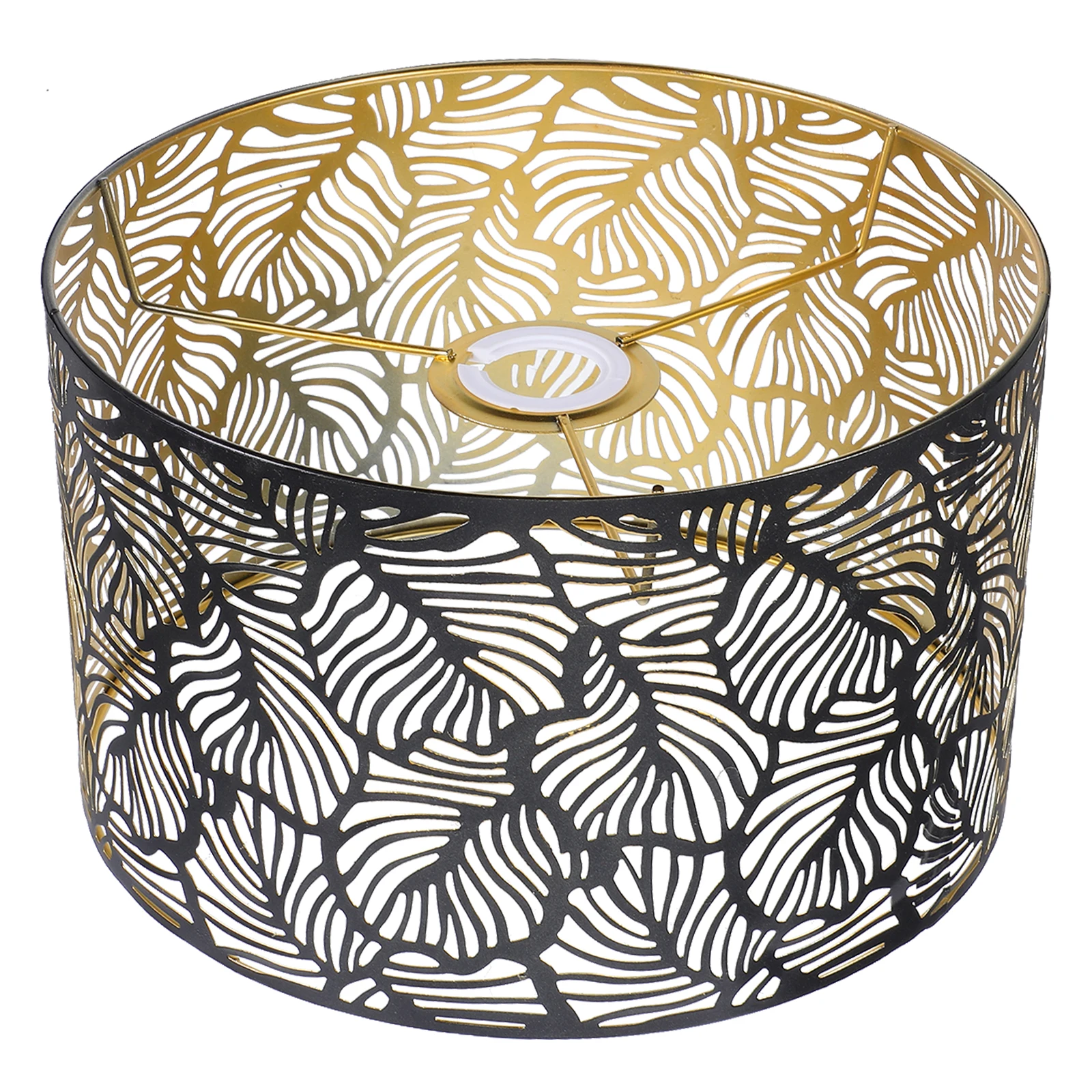 

Modern Decorative Lampshade Iron Hollow Design Leaf-Shaped Light Shade For Bedroom Table Floor Lamps E27/E14 Home Lighting