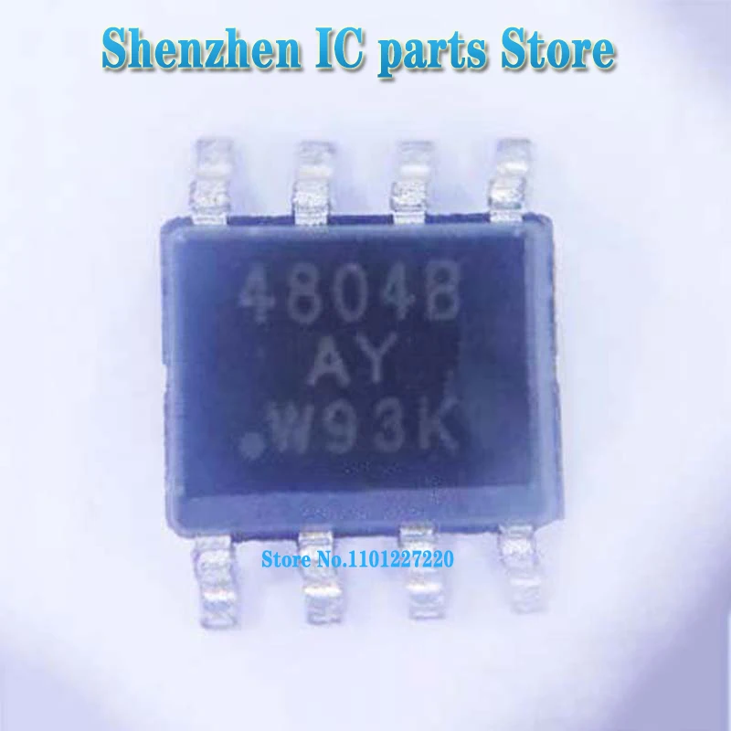 10pcs/lot  SI4804BDY SI4804BDY-T1-E3 SI4804 4804B SOP-8 In Stock