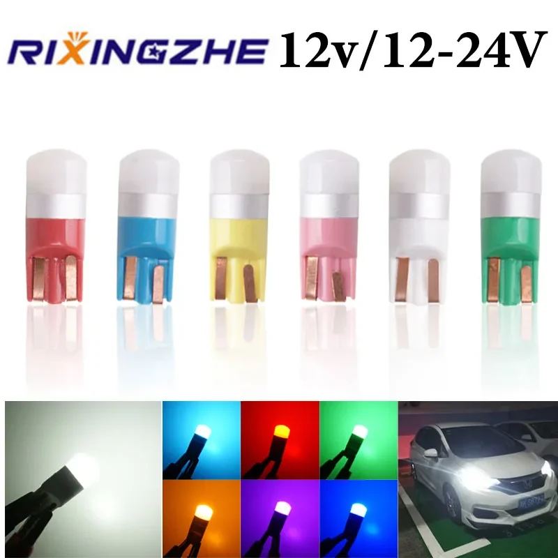 

10Pcs Super Bright 3030 SMD T10 LED W5W Car dome Light Auto Clearance Reading Lamp 12 Vehicle Door Bulb Accessories White 6000K