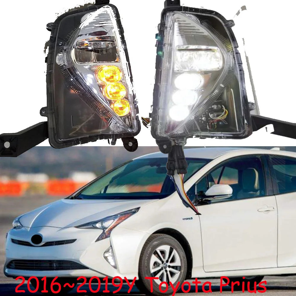 car bumper headlamp for Toyota Prius headlight 2016~2019y ALL IN LED DRL prius daytime running light head light